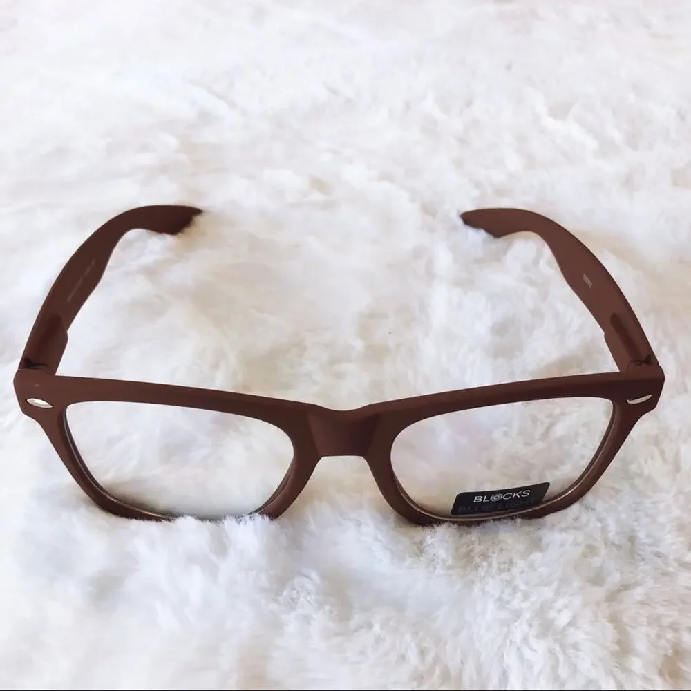 Alice Brown Classic Rectangle Blue Light Glasses